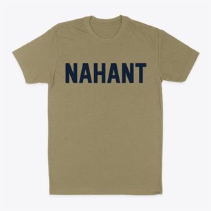 Nahant Massachusetts Classic Block Classic Dad T-Shirt