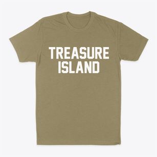 Treasure Island Florida Classic Block Classic Dad T-Shirt