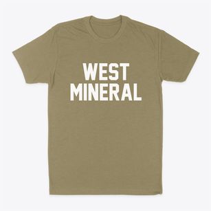 West Mineral Kansas Classic Block Classic Dad T-Shirt