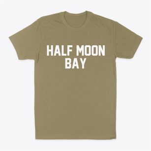 Half Moon Bay California Classic Block Classic Dad T-Shirt