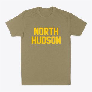 North Hudson Wisconsin Classic Block Classic Dad T-Shirt