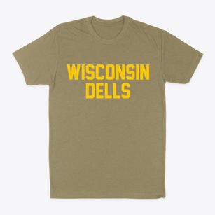Wisconsin Dells Wisconsin Classic Block Classic Dad T-Shirt
