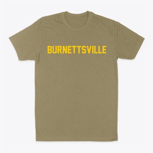 Burnettsville Indiana Classic Block Classic Dad T-Shirt