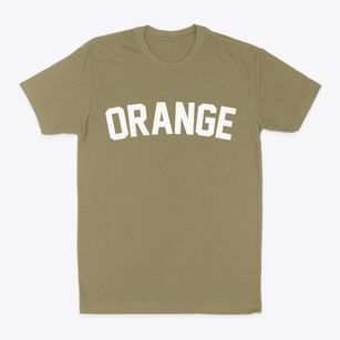 Orange New York Classic Curve Classic Dad T-Shirt