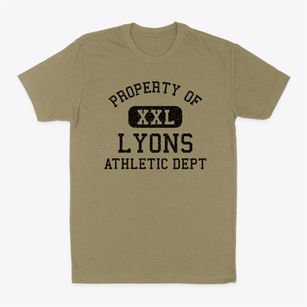 Lyons Ohio Athletic Dept Classic Dad T-Shirt