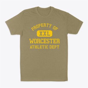 Worcester Massachusetts Athletic Dept Classic Dad T-Shirt