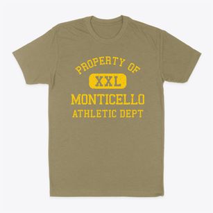 Monticello Utah Athletic Dept Classic Dad T-Shirt