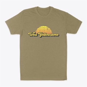 West Yellowstone Montana Sublime Sunset Classic Dad T-Shirt