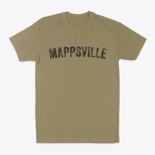 Mappsville Virginia Timeless Retro Classic Dad T-Shirt