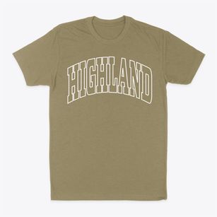 Highland California Trendy Block Classic Dad T-Shirt