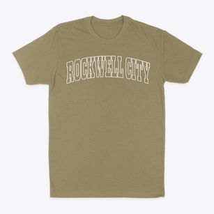 Rockwell City Iowa Trendy Block Classic Dad T-Shirt