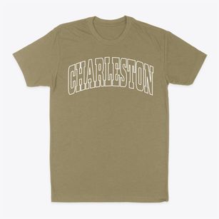 Charleston Maine Trendy Block Classic Dad T-Shirt