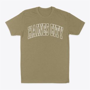 Haines City Florida Trendy Block Classic Dad T-Shirt