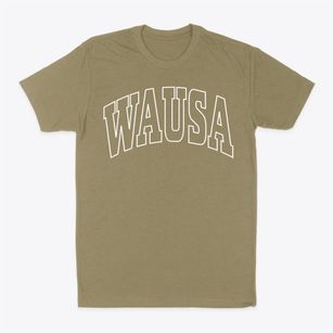 Wausa Nebraska Trendy Block Classic Dad T-Shirt