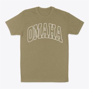 Omaha Illinois Trendy Block Classic Dad T-Shirt