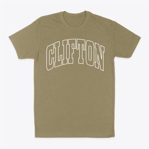 Clifton Ohio Trendy Block Classic Dad T-Shirt