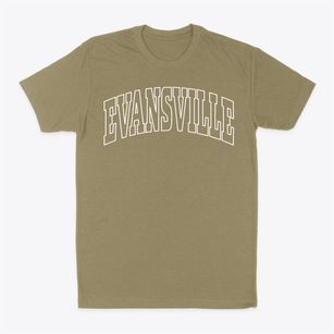 Evansville Alaska Trendy Block Classic Dad T-Shirt