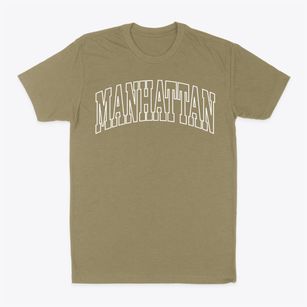 Manhattan New York Trendy Block Classic Dad T-Shirt