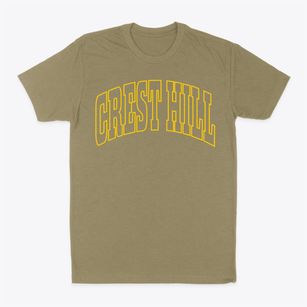 Crest Hill Illinois Trendy Block Classic Dad T-Shirt