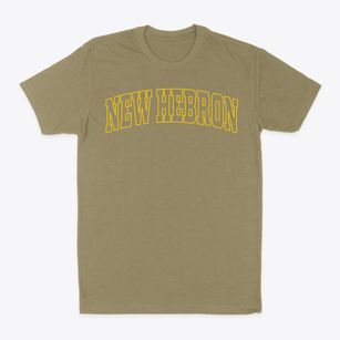 New Hebron Mississippi Trendy Block Classic Dad T-Shirt