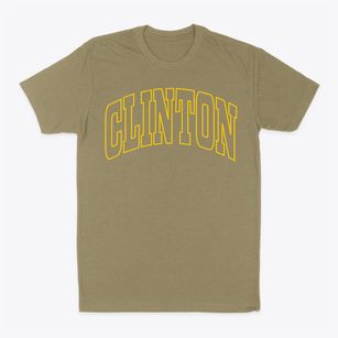 Clinton North Carolina Trendy Block Classic Dad T-Shirt