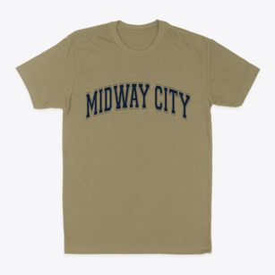 Midway City California Varsity Classic Dad T-Shirt