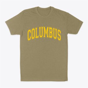 Columbus Minnesota Varsity Classic Dad T-Shirt
