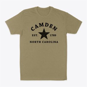 Camden North Carolina Star Classic Dad T-Shirt