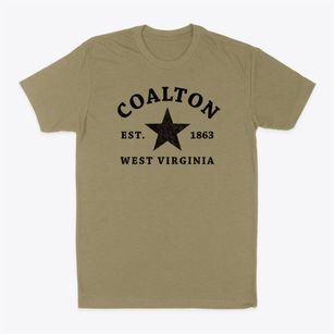 Coalton West Virginia Star Classic Dad T-Shirt