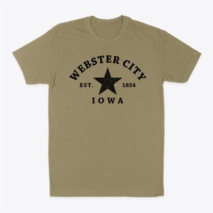 Webster City Iowa Star Classic Dad T-Shirt