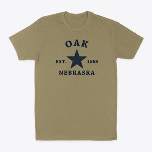 Oak Nebraska Star Classic Dad T-Shirt