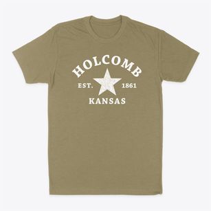 Holcomb Kansas Star Classic Dad T-Shirt