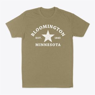 Bloomington Minnesota Star Classic Dad T-Shirt