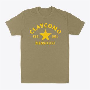 Claycomo Missouri Star Classic Dad T-Shirt
