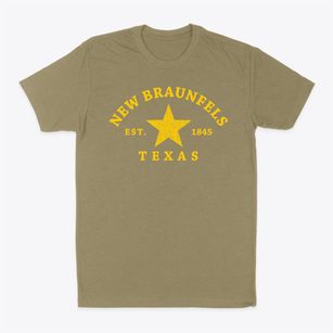 New Braunfels Texas Star Classic Dad T-Shirt
