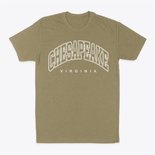 Chesapeake Virginia Inline Classic Dad T-Shirt
