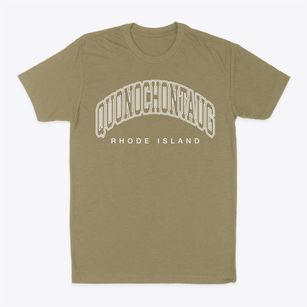 Quonochontaug Rhode Island Inline Classic Dad T-Shirt