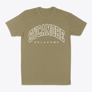 Sycamore Oklahoma Inline Classic Dad T-Shirt