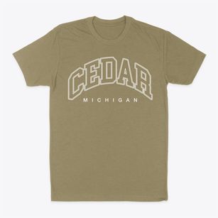 Cedar Michigan Inline Classic Dad T-Shirt