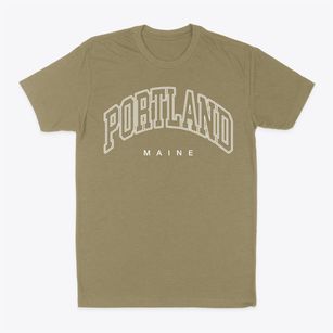 Portland Maine Inline Classic Dad T-Shirt