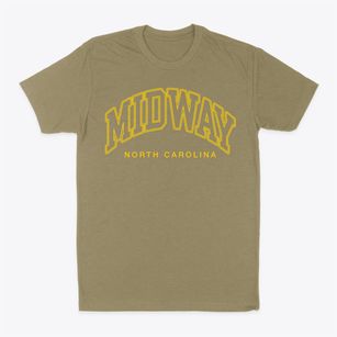 Midway North Carolina Inline Classic Dad T-Shirt