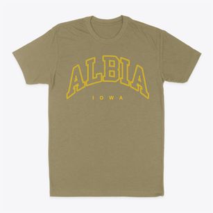 Albia Iowa Inline Classic Dad T-Shirt