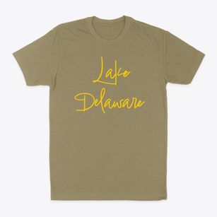 Lake Delaware New York Freestyle Classic Dad T-Shirt
