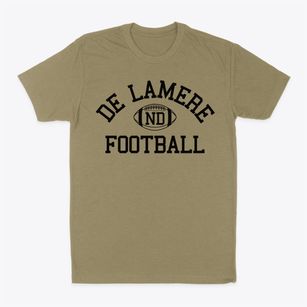 De Lamere North Dakota Football Classic Dad T-Shirt