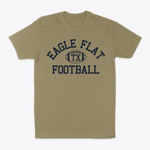 Eagle Flat Texas Football Classic Dad T-Shirt