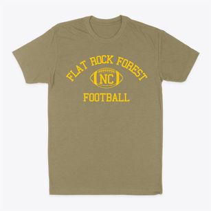 Flat Rock Forest North Carolina Football Classic Dad T-Shirt