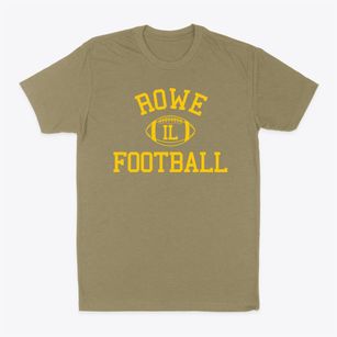 Rowe Illinois Football Classic Dad T-Shirt