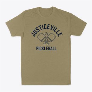 Justiceville Kentucky Pickleball Classic Dad T-Shirt