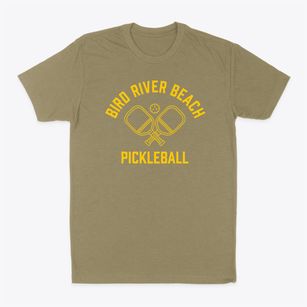 Bird River Beach Maryland Pickleball Classic Dad T-Shirt