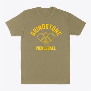 Grindstone Maine Pickleball Classic Dad T-Shirt